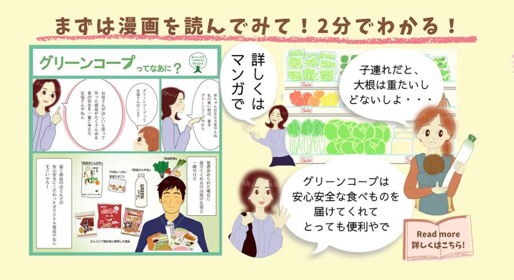 マンガ！グリーンコープってなあに？